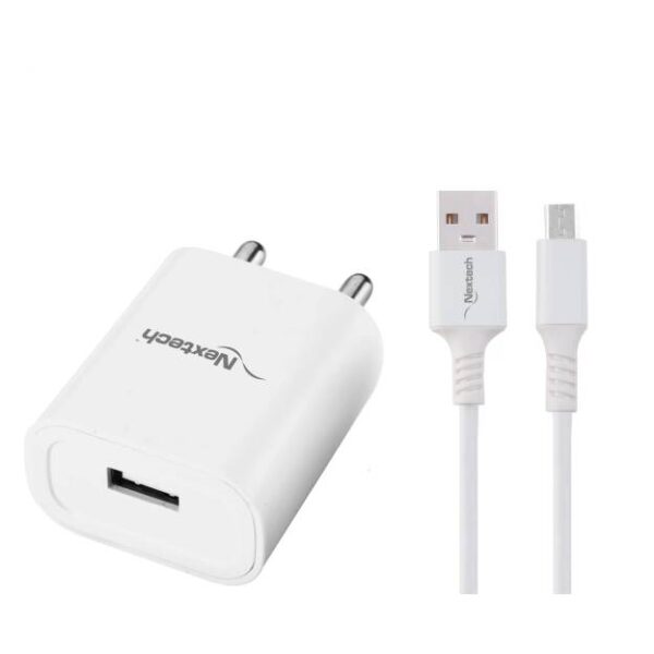 single USB 2.4A micro USB charger